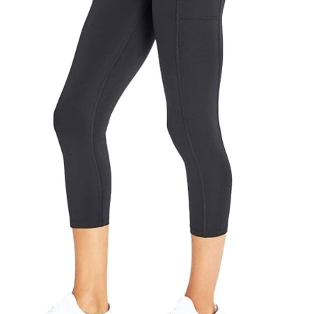 BALLY Total Fitness High Rise Pocket Mid-Calf BLACK Legging SZ S**NEW! - Picture 4 of 6